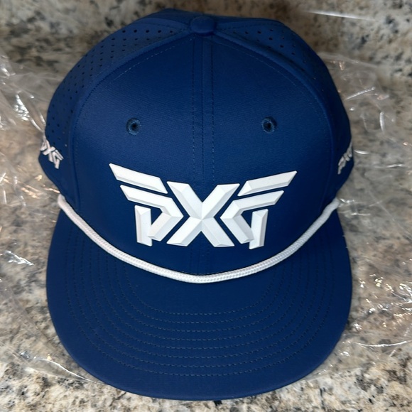 PXG Other - PXG SnapBack Navy Blue & White Rope golf hat, 6 panel, NWT